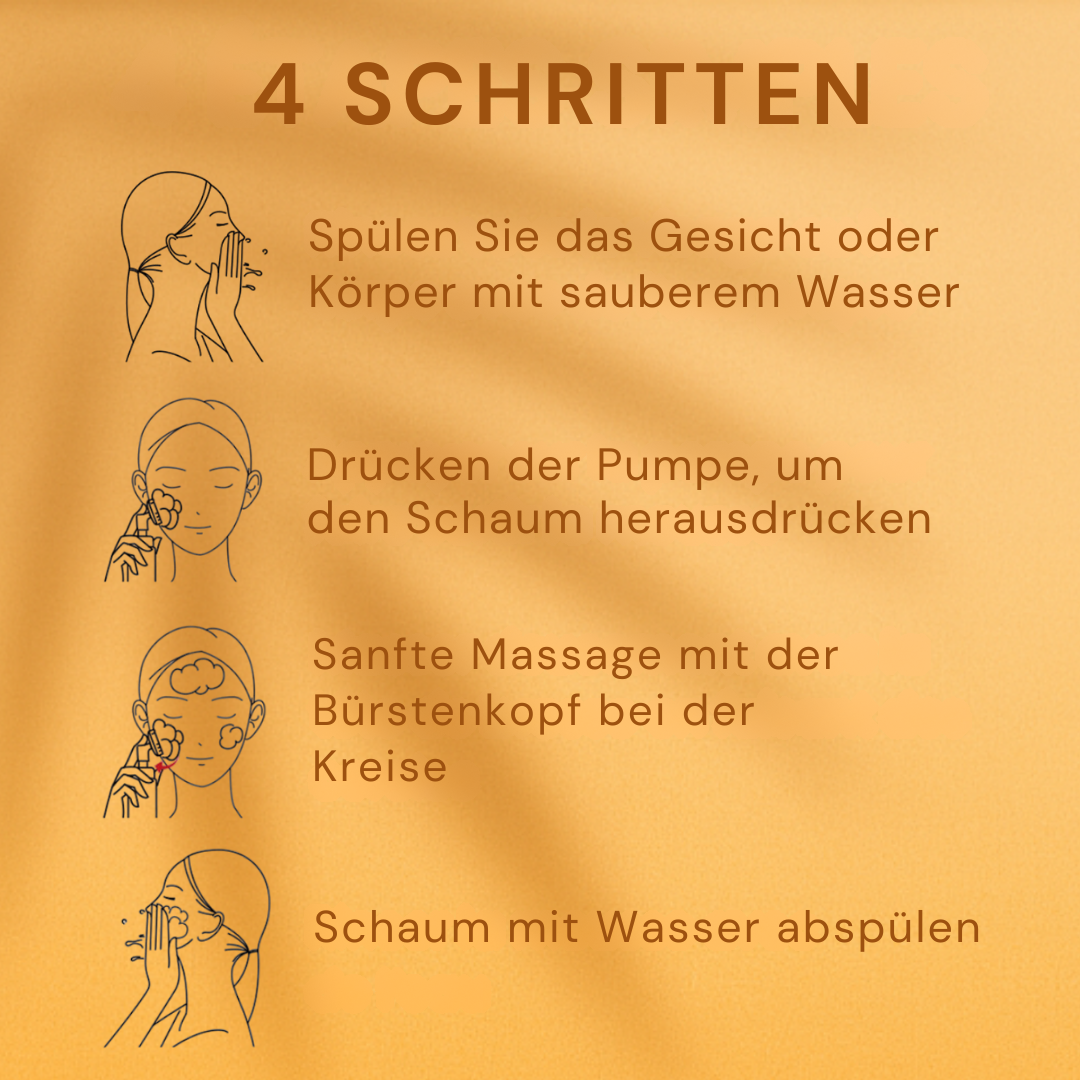 Kurkuma Reinigungsschaum